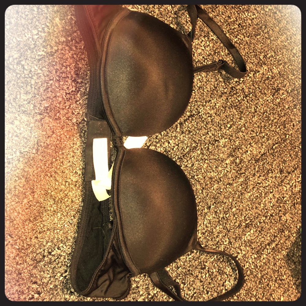 PINK  Black Wear everywhere super push-up  bra 32A